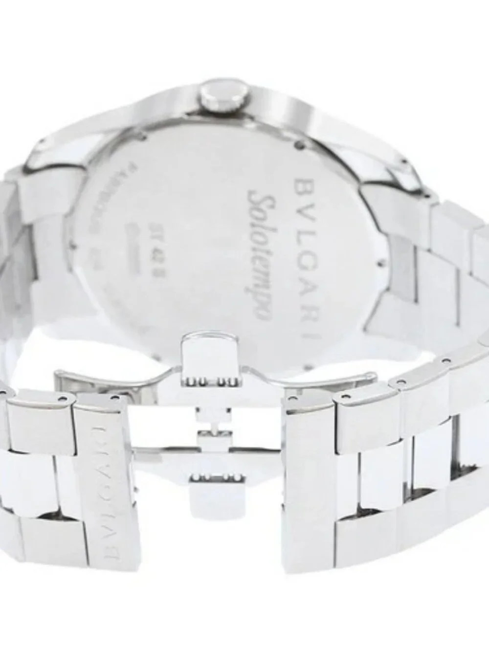 BVLGARI Solo tempo ST42S black Dial Quartz Men's Watch_960342